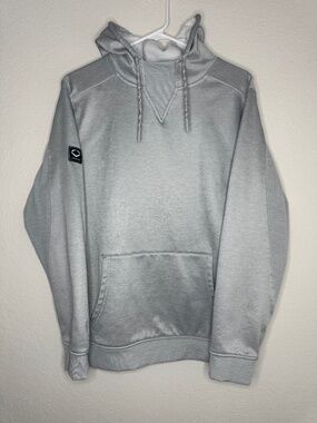 Evoshield Gray Pullover Hoodie Mens S Sleeve Patch